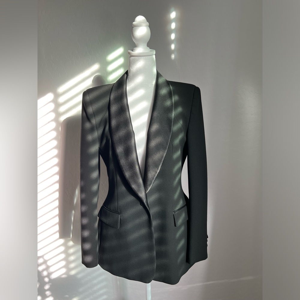 Zara tuxedo suit, sold together. Pants size L, Jacket size M.